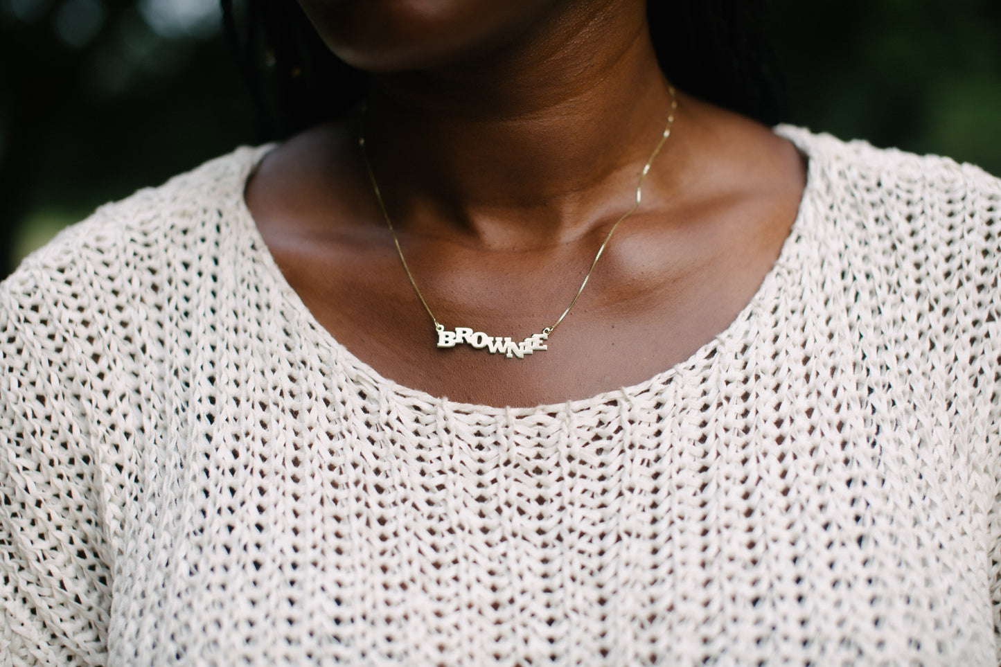 New Brownie Twist" Signature Necklace